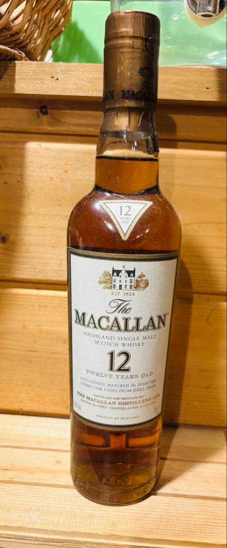 【値下げ】マッカラン シェリーオークカスク12年 旧ハーフボトル(350ml) マッカラン シェリーオークカスク 旧ボトル 12年 350ml ハーフの通販
