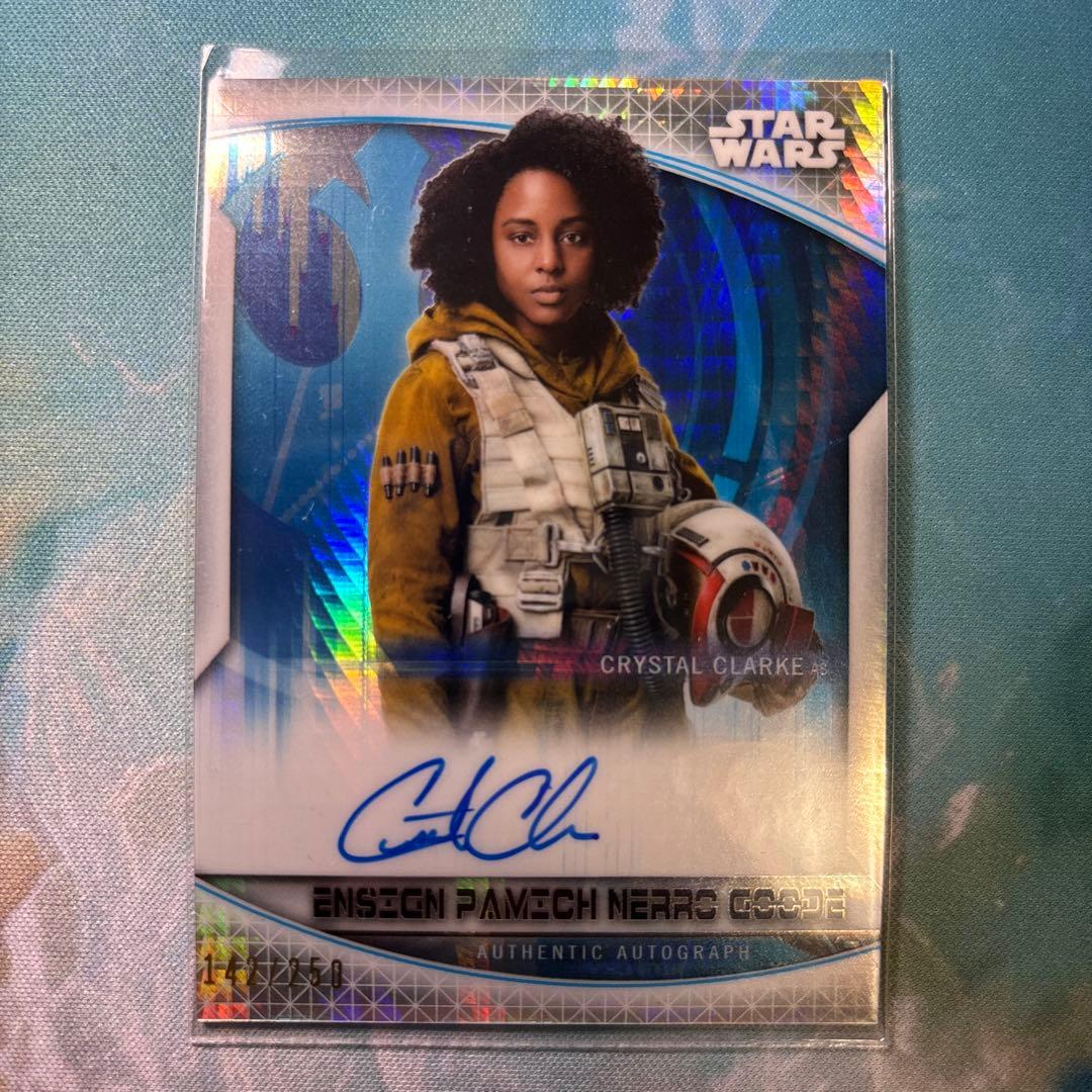 スターウォーズ】star warsサインカード topps - メルカリ