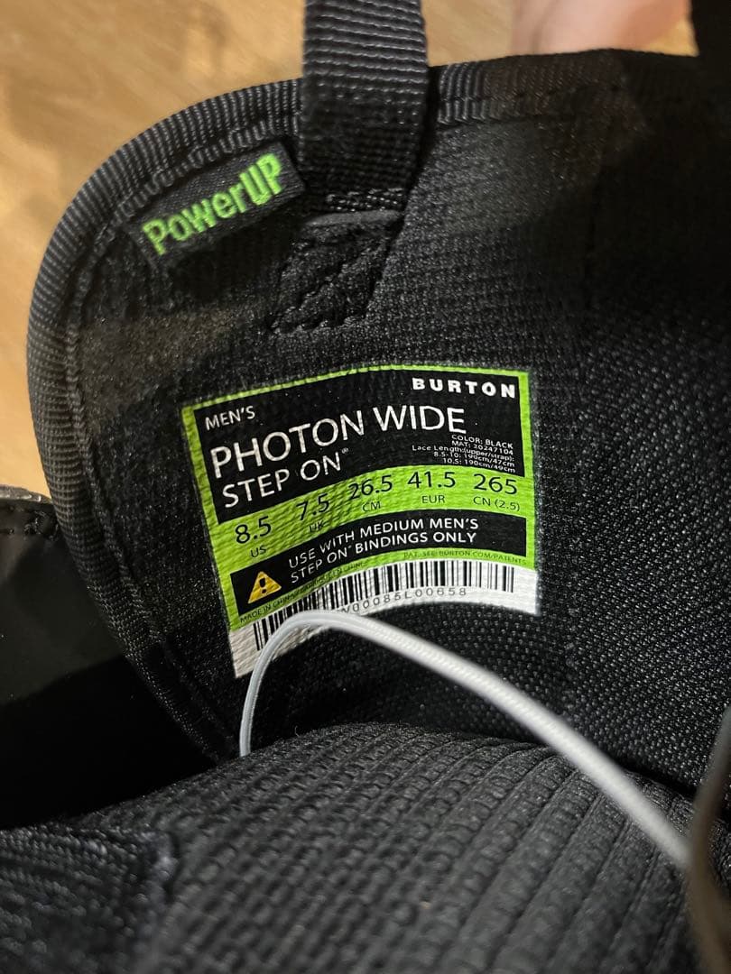 左足のみstep onセット ステップオン PHOTON WIDE + FLUX