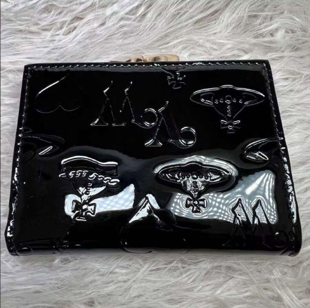 大人気♡ショッパー付】新品 Vivienne Westwood エナメル 黒