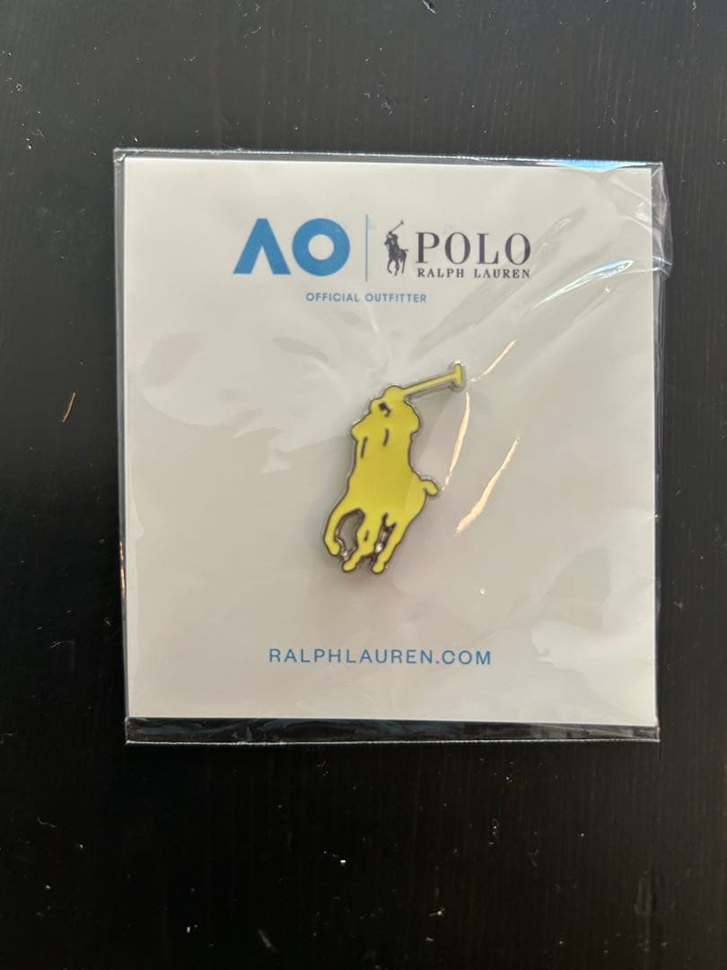 AO 全豪オープン × POLO RALPH LAUREN ピンバッジ 非売品 - メルカリ