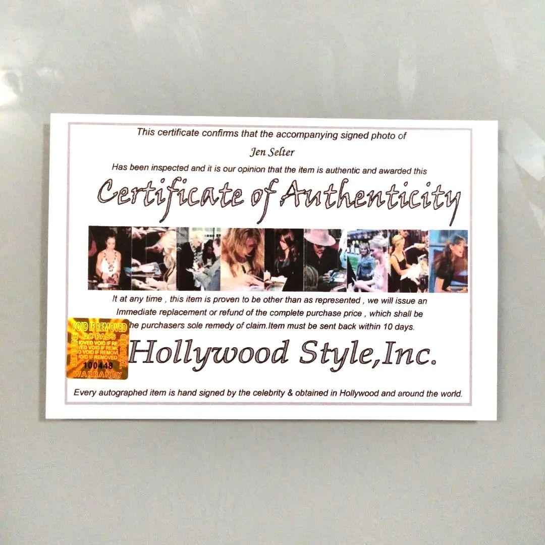 ジェン・セルター直筆サイン入り超大型写真…Jen Selter