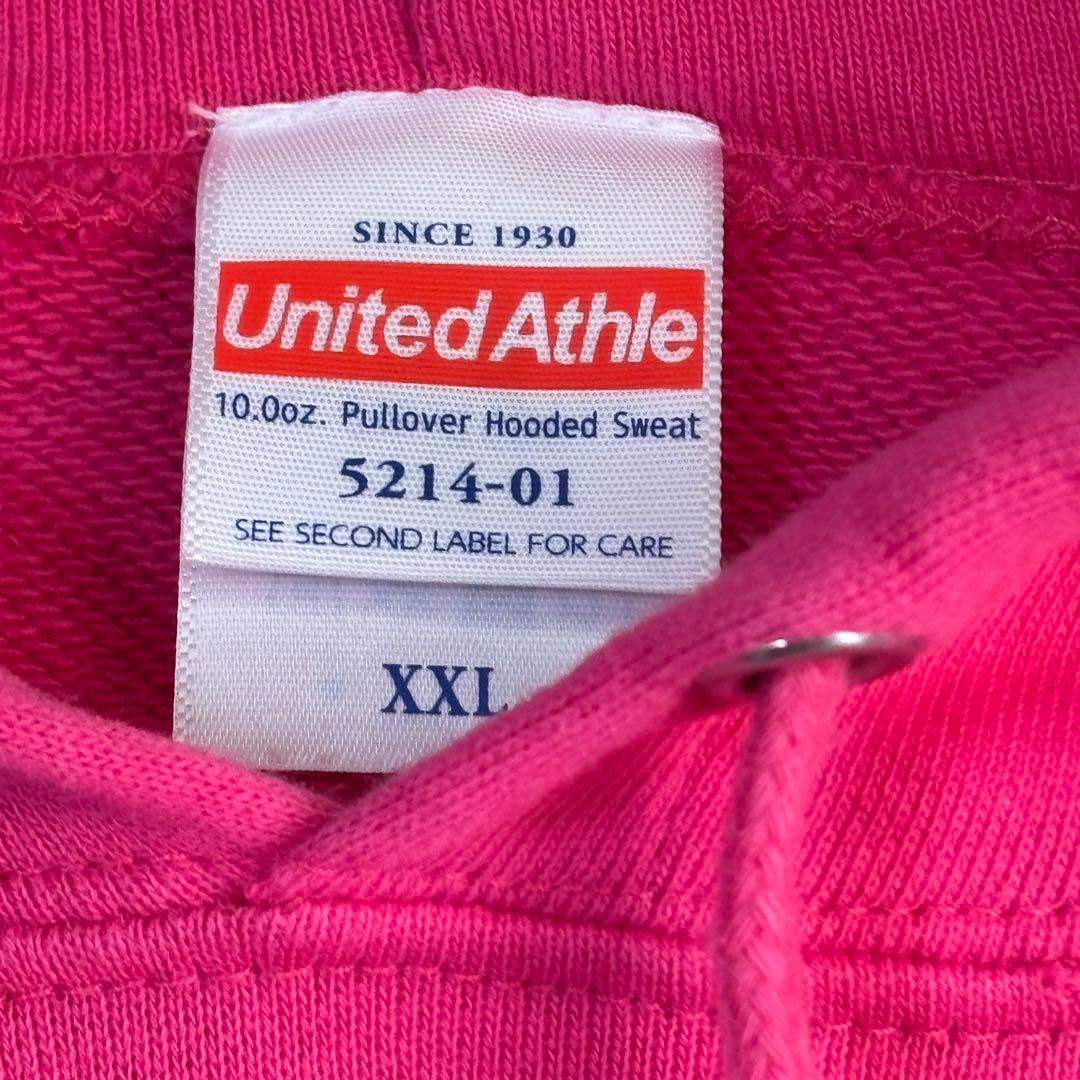 美品 GODGODTOWN ゲロ魔神 パーカー ピンク 2XL 3L