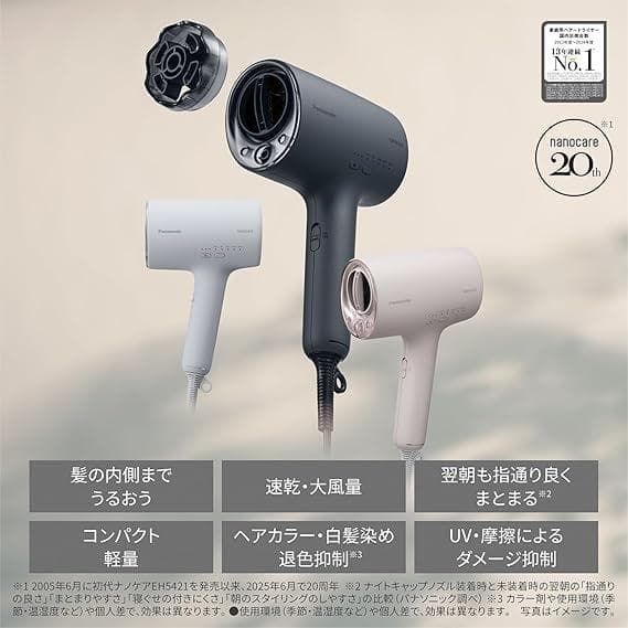 パナソニック ナノケアEH-NA0K-H ミストグレー「新品、未開封」]