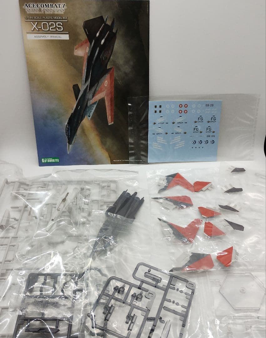 【新品未開封】コトブキヤ エースコンバット X-02S 3点セット プラモデル