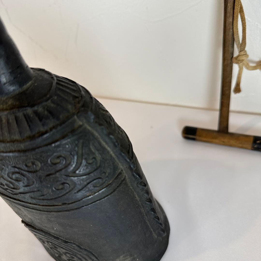 吊鐘 古銅 釣鐘 金属 工芸品 骨董 古道具 青銅器