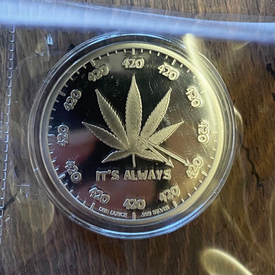 激レア！420枚☆エイリアン シルバーコイン 純銀 銀貨メダル COA付1oz