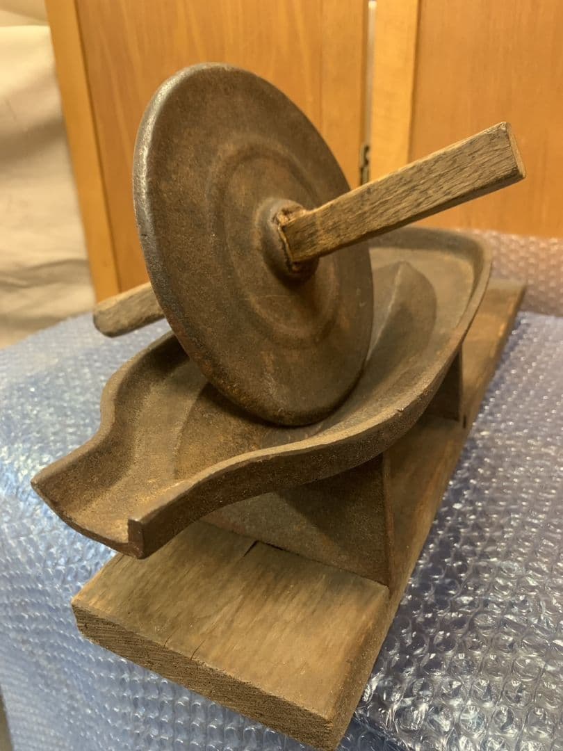 薬研 やげん 薬 砕く道具 骨董品 古道具