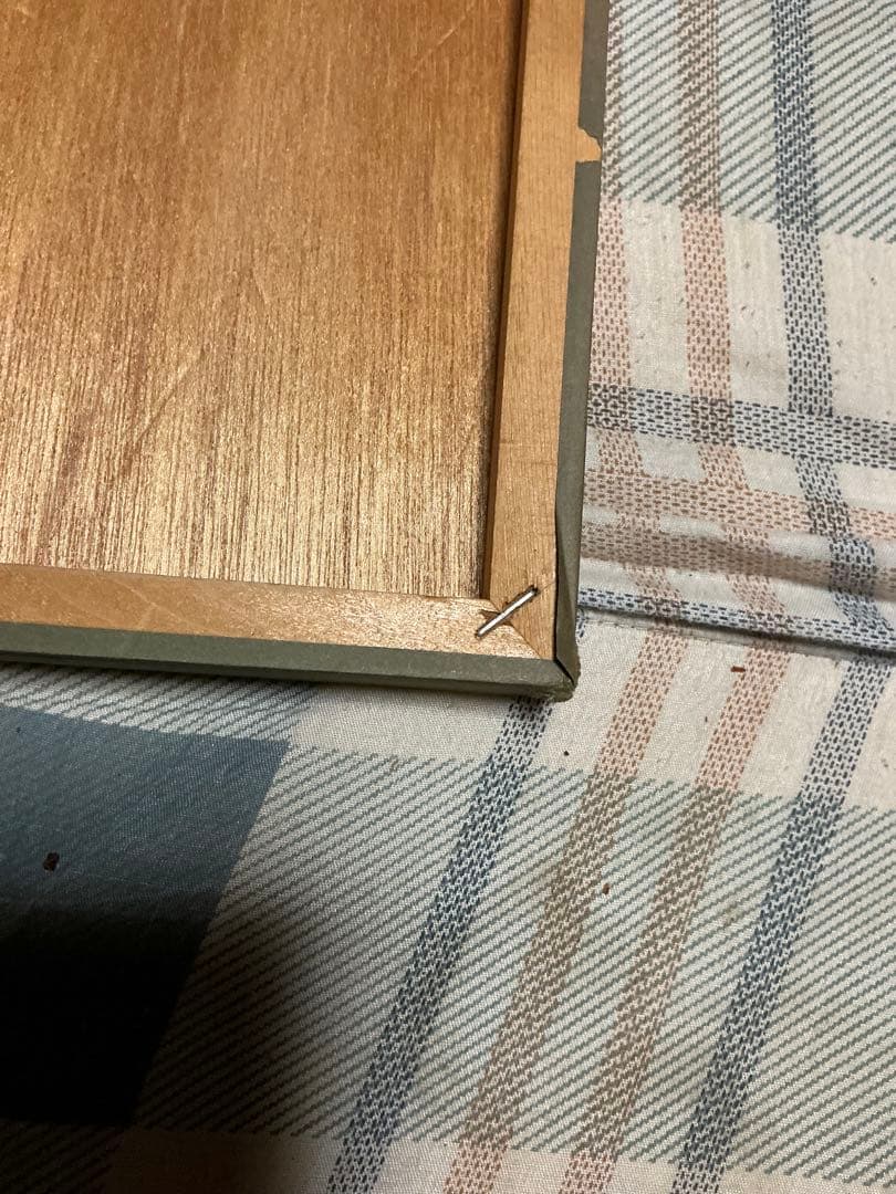 高倉健／唐獅子牡丹 卓上 木製パネル【角に傷が付いております。】