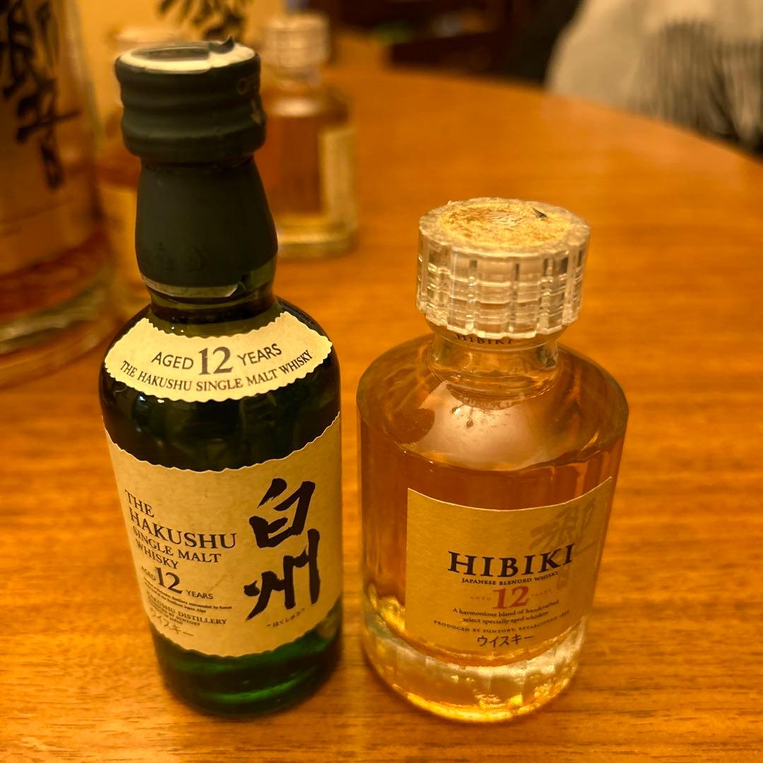 響HIBIKI 12年 Aged 12 years ウイスキー50mlミニボトル