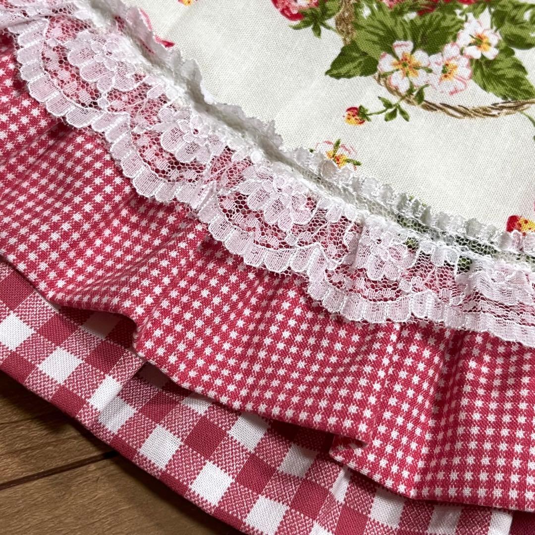 ご確認用バスケットいちごカフェマット