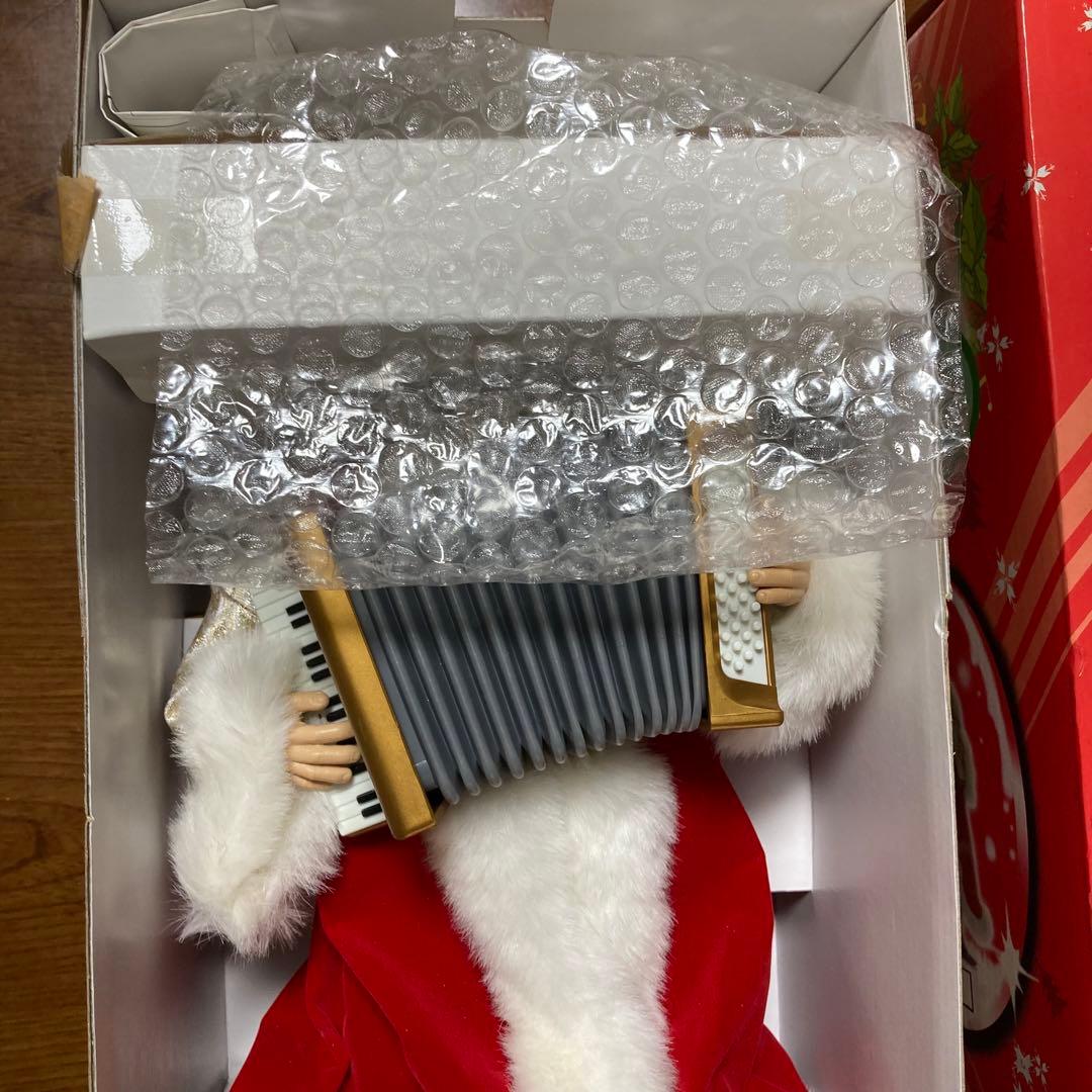 動作未確認 動く人形 ACCORDION SANTA アコーディオン サンタ人形