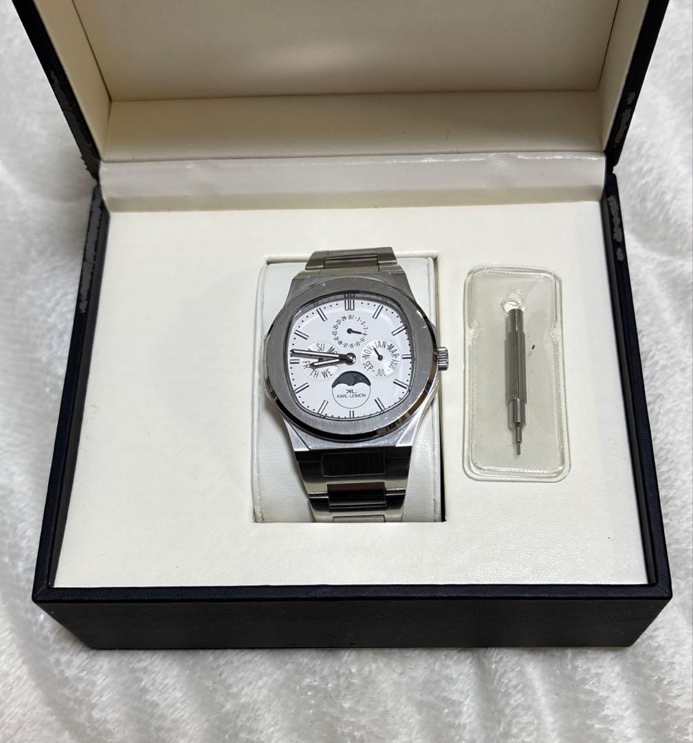 稼働中 karl-leimon マジェスティ カルレイモン 白文字盤