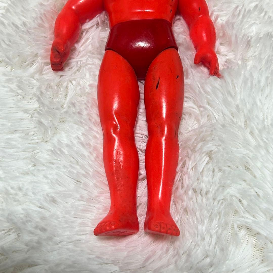 【当時物】　タイガーマスク　ザ・レッド・デスマスク（赤き死の仮面）ソフビ