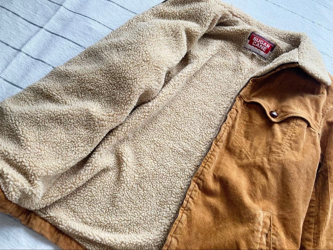 SUGAR CANE ⭐︎ コーデュロイボア ランチジャケット、ジャンパー