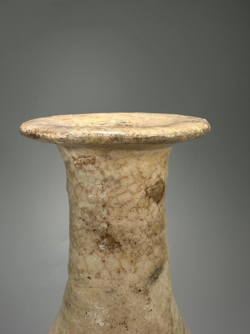 韓国美術 李朝時代 15～16世紀 李朝中期 刷毛目花瓶 華道具