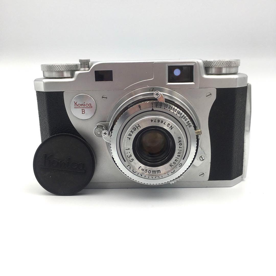 完動品】コニカ KONICA ii B レンジファインダー 動作確認済み カメラ