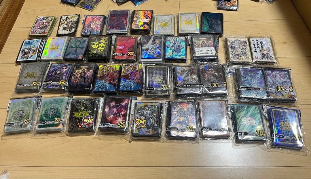 遊戯王　引退品まとめ売り　デッキ　スリーブ等