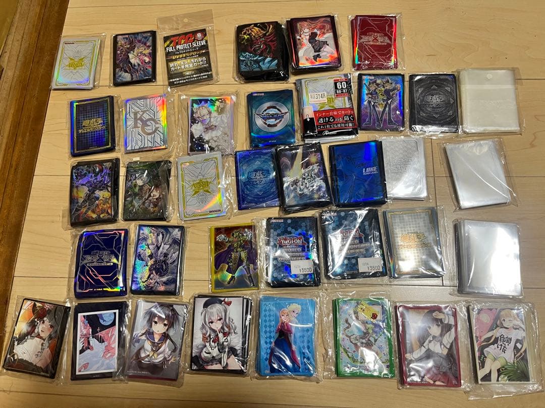 遊戯王　引退品まとめ売り　デッキ　スリーブ等