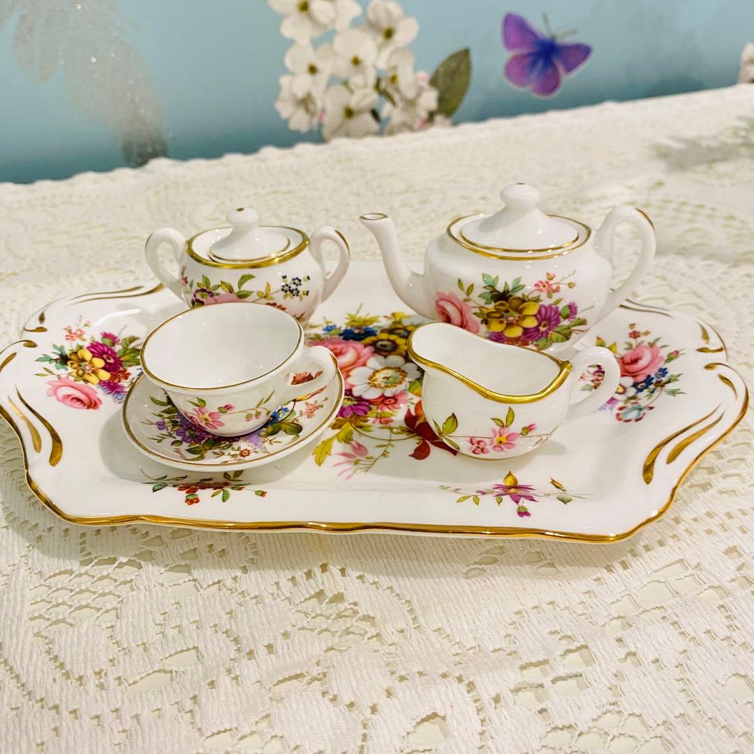 ミニチュアティーセット（ハマースレイ） ディネット - メルカリ