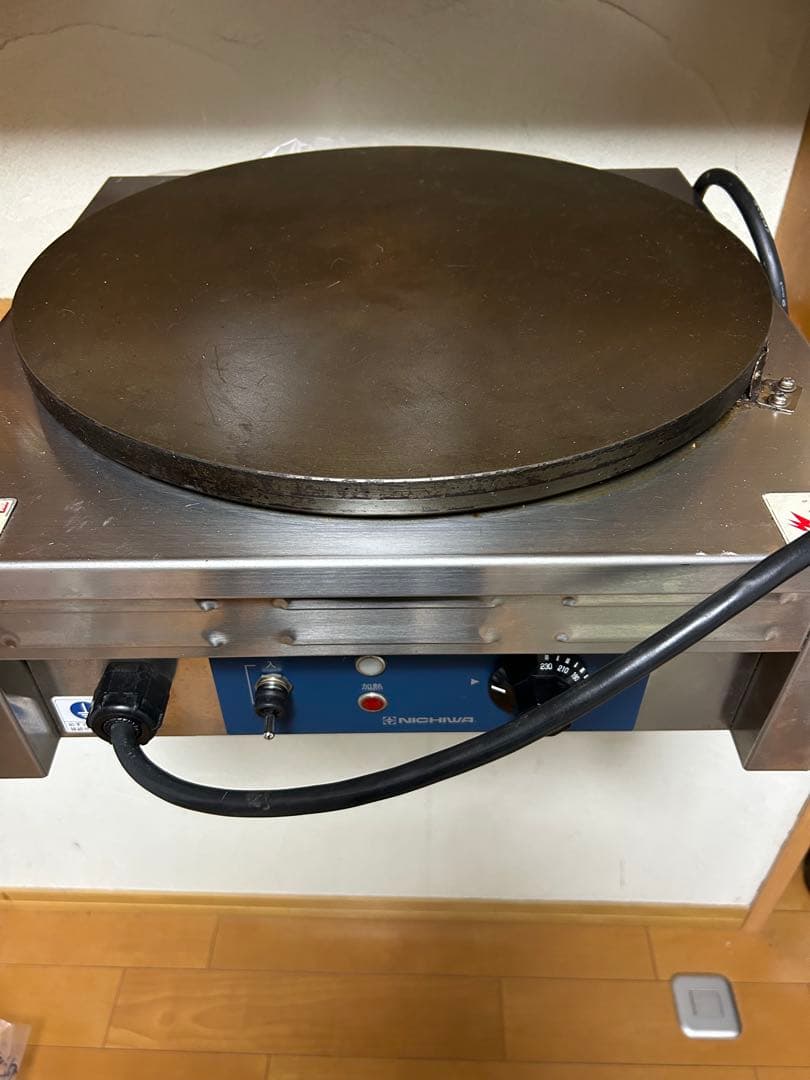 12月中40%引き ニチワクレープ焼き機 CM-410H 2021年製