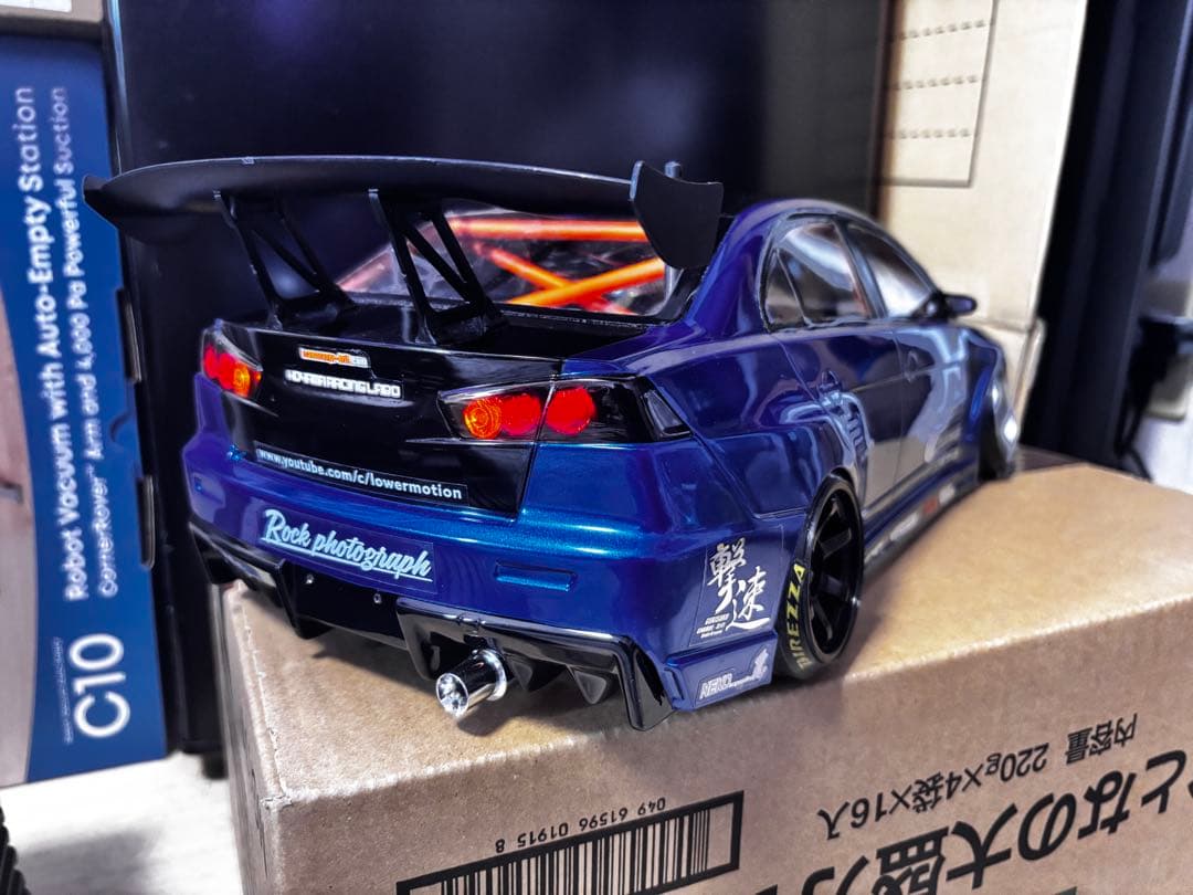 1/10 RC ボディのみ　エボ9 ドリフト仕様