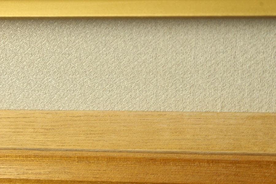 京都 西陣 川島織物 刺繍裂源氏絵 額装 美品 呉服屋蔵(K-LC938)