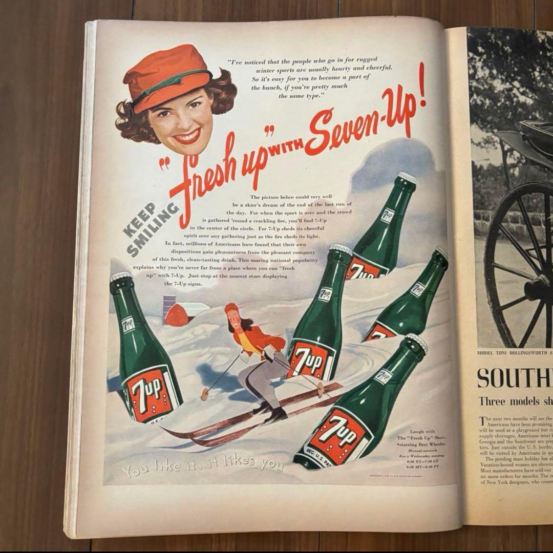 LIFE magazine】3冊セット⭐︎7UP広告あり