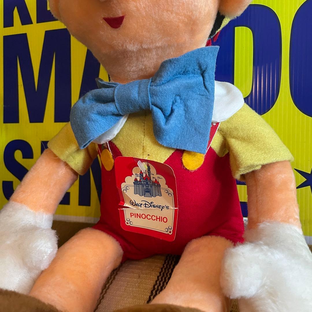 レアBIG！70's ウォルトディズニーピノキオ人形 アメリカアンティークUSA