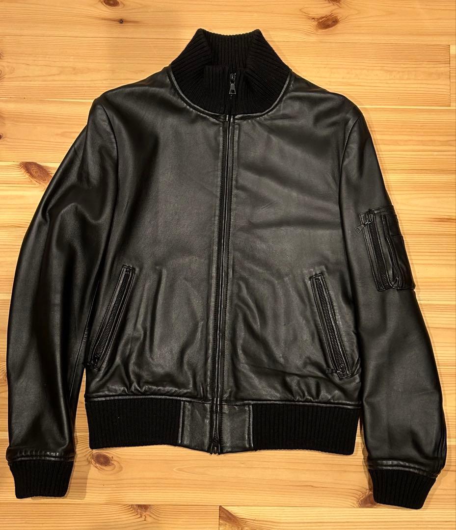 BEAMS ブラックレザー ジャケット M BEAMS ブラック レザージャケット