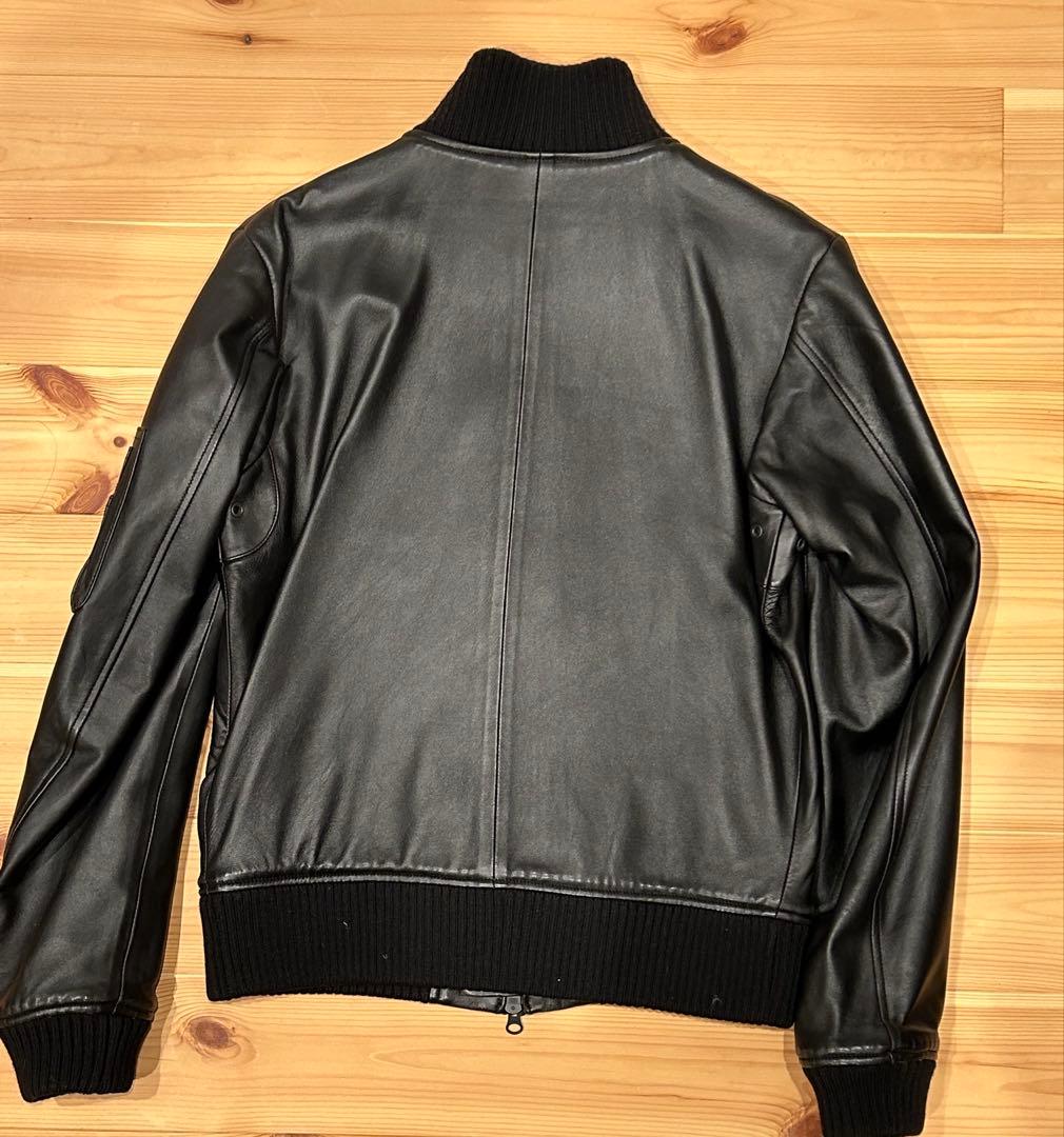 BEAMS ブラックレザー ジャケット M BEAMS ブラック レザージャケット