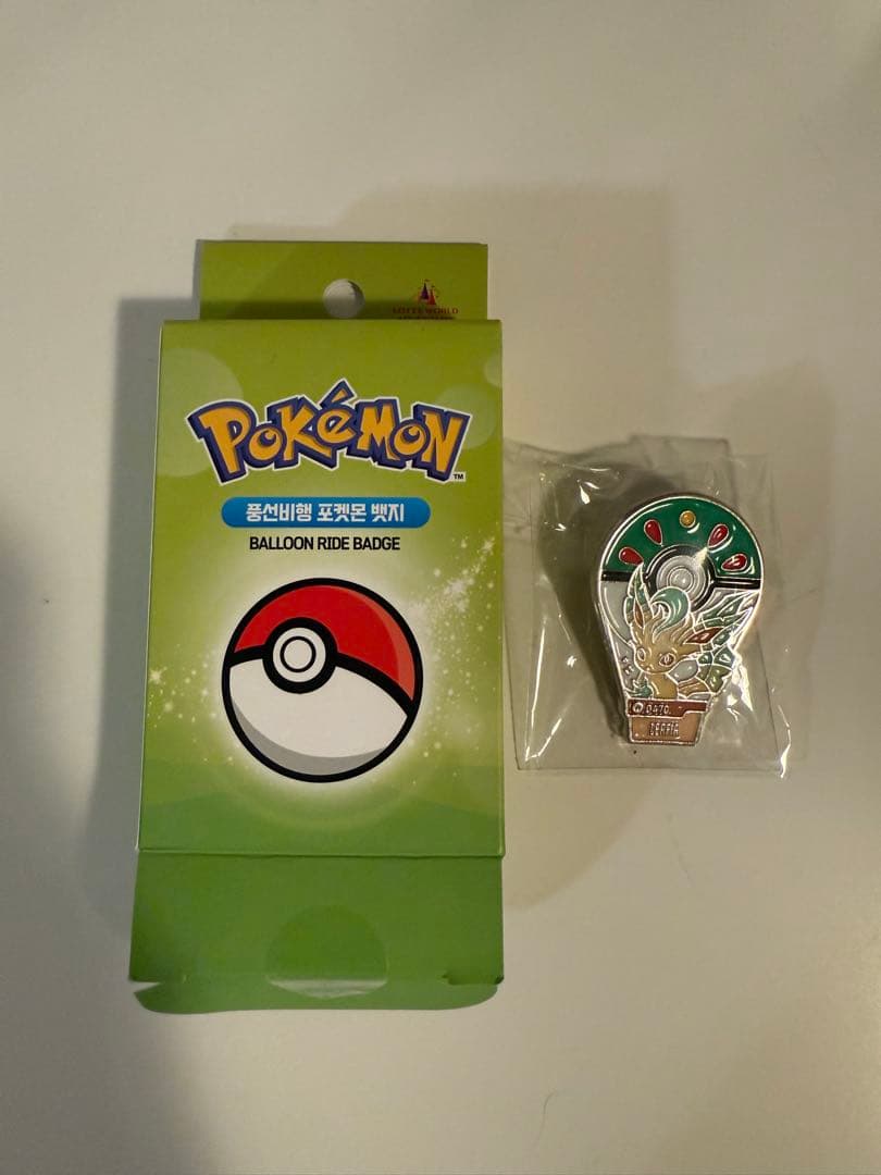 韓国限定 ロッテワールド ポケモン バルーンライド ピンバッジ