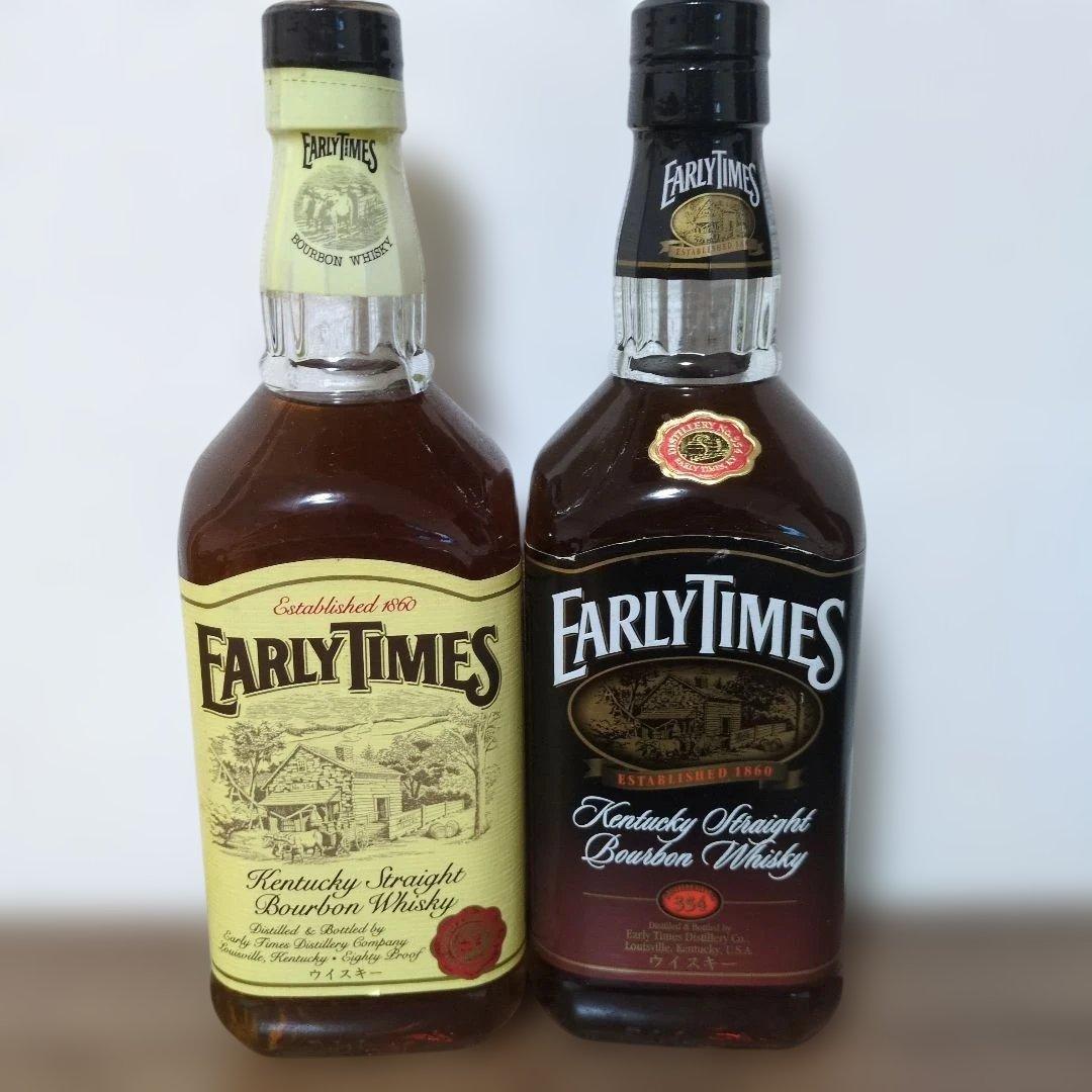 EARLY TIMESイエロー＆ブラウンラベル 700ml 終売品 2本セット - メルカリ