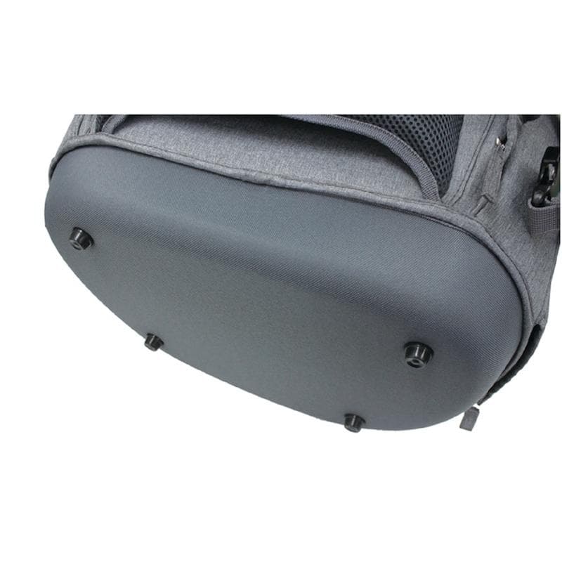 OPPO オッポ ロング ペット キャリーバッグ グレー 犬 猫 広め空間