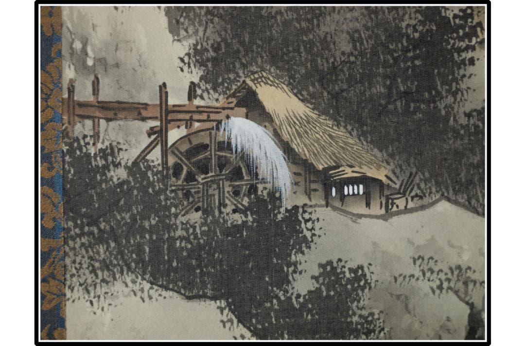 時代の掛軸 肉筆保証　蔵整理不用品処理　日本 美术品 X1038C15-1