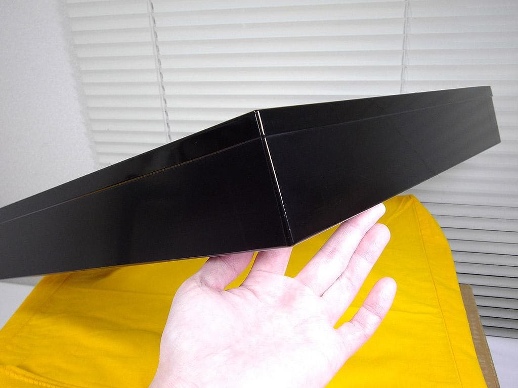 平安宗章作 槍梅蒔絵 炉縁 尋牛斎家元（久田宗也） 茶道具