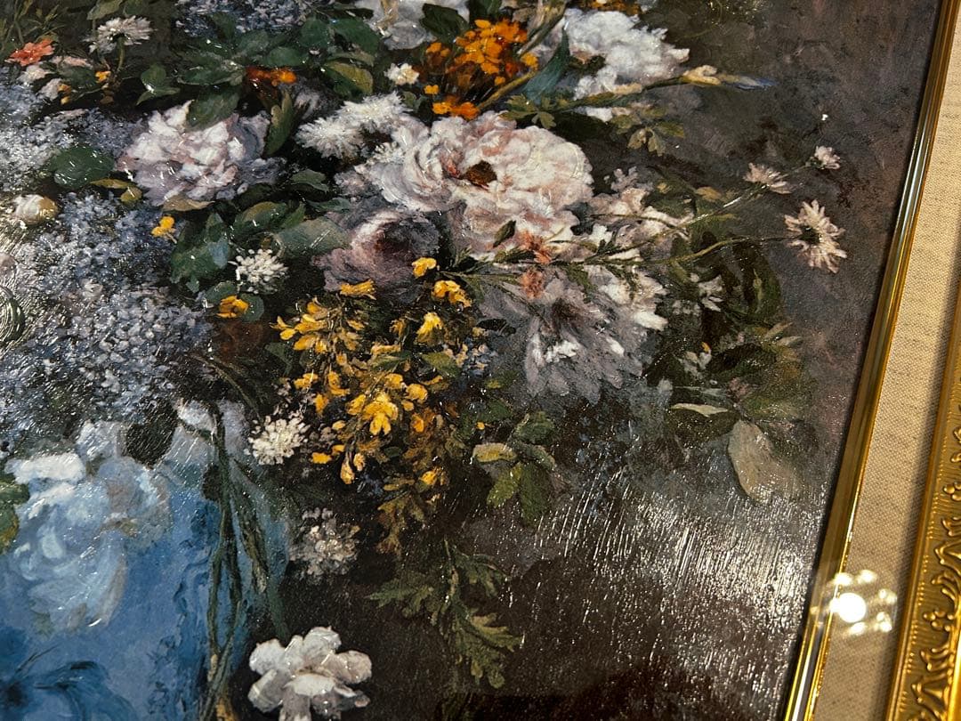 P*l様 【新品未使用】ルノワール　春の花　15号　立体複製画