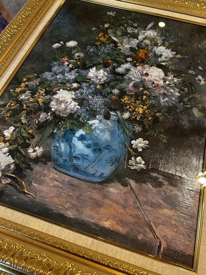 P*l様 【新品未使用】ルノワール　春の花　15号　立体複製画