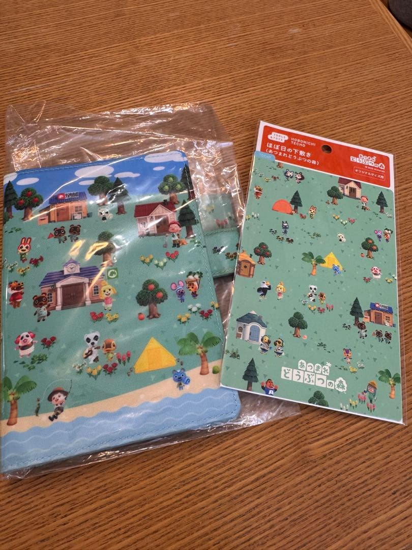 ほぼ日手帳カバー どうぶつの森 オリジナル あつ森 A6サイズ 下敷き