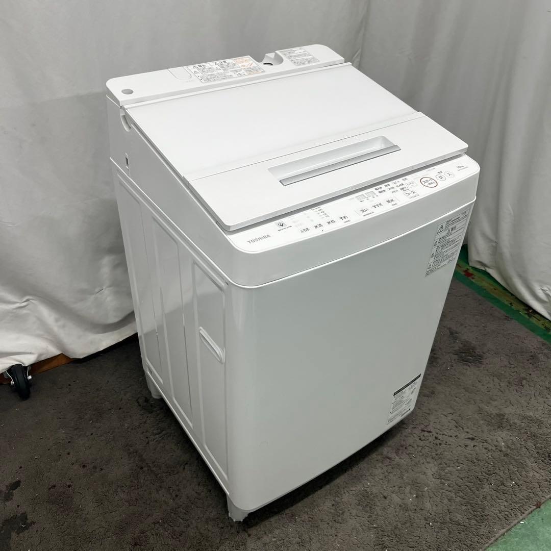 884⭕️洗濯機　東芝　10キロ　大容量　安い　白　中古　冷蔵庫　設置無料　人気