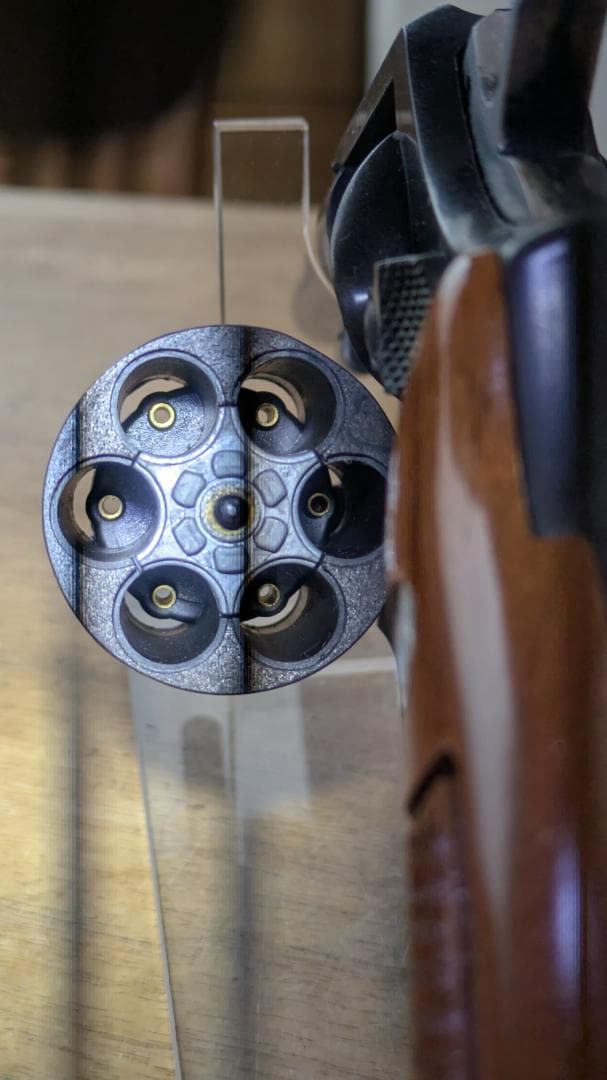 コクサイ　S&W M10 FBI SP HW モデルガン 限定木グリ