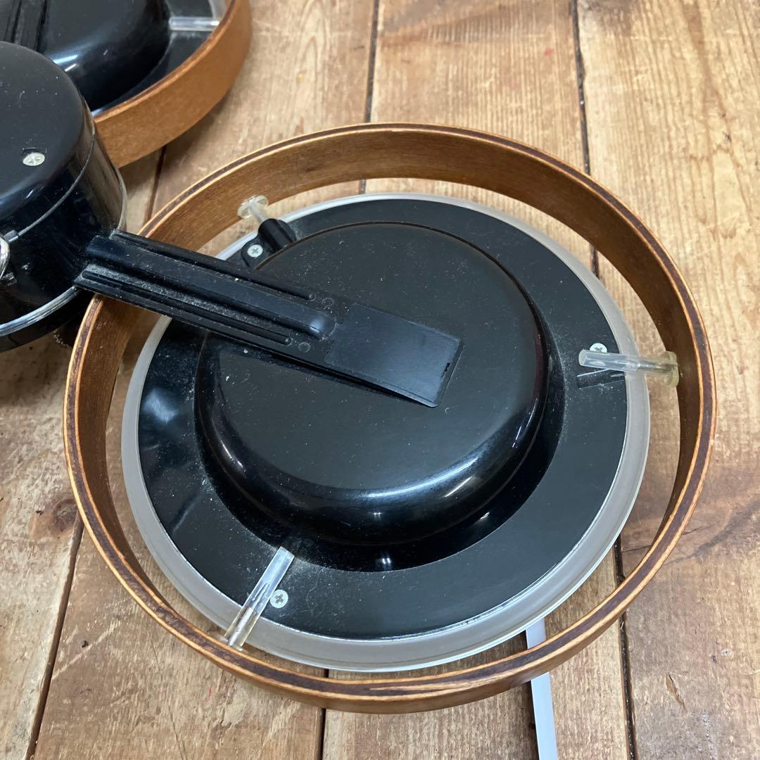 D-2 LED シーリングライト ペンダントライト ウッドシェード 3灯