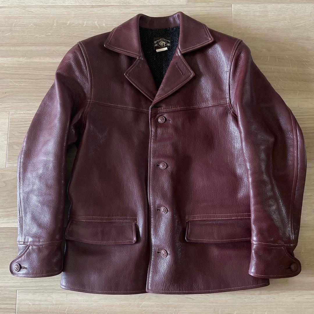Bootleggers ブートレガーズ コロンバス レザーカーコート 36