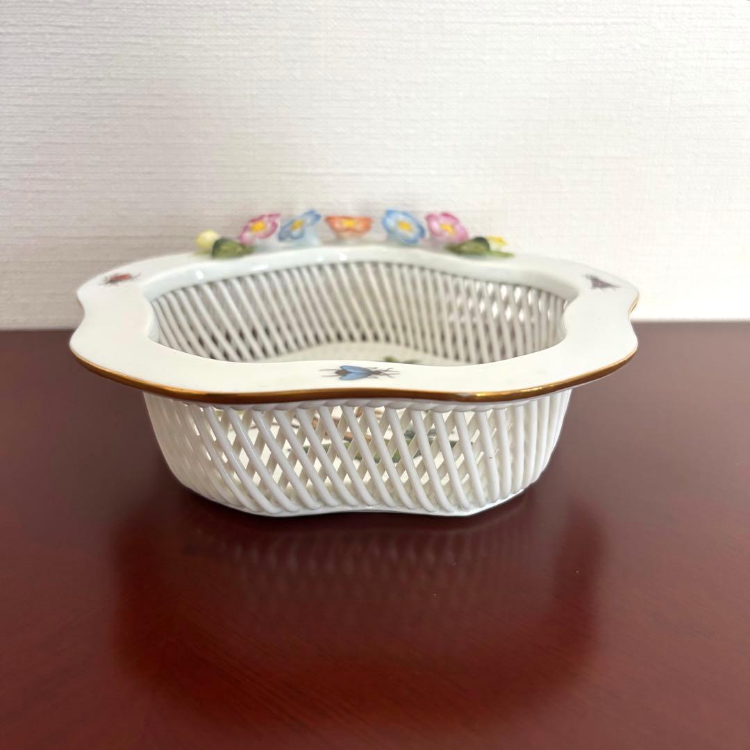 HEREND ヘレンド ロスチャイルドバード バスケットトレー