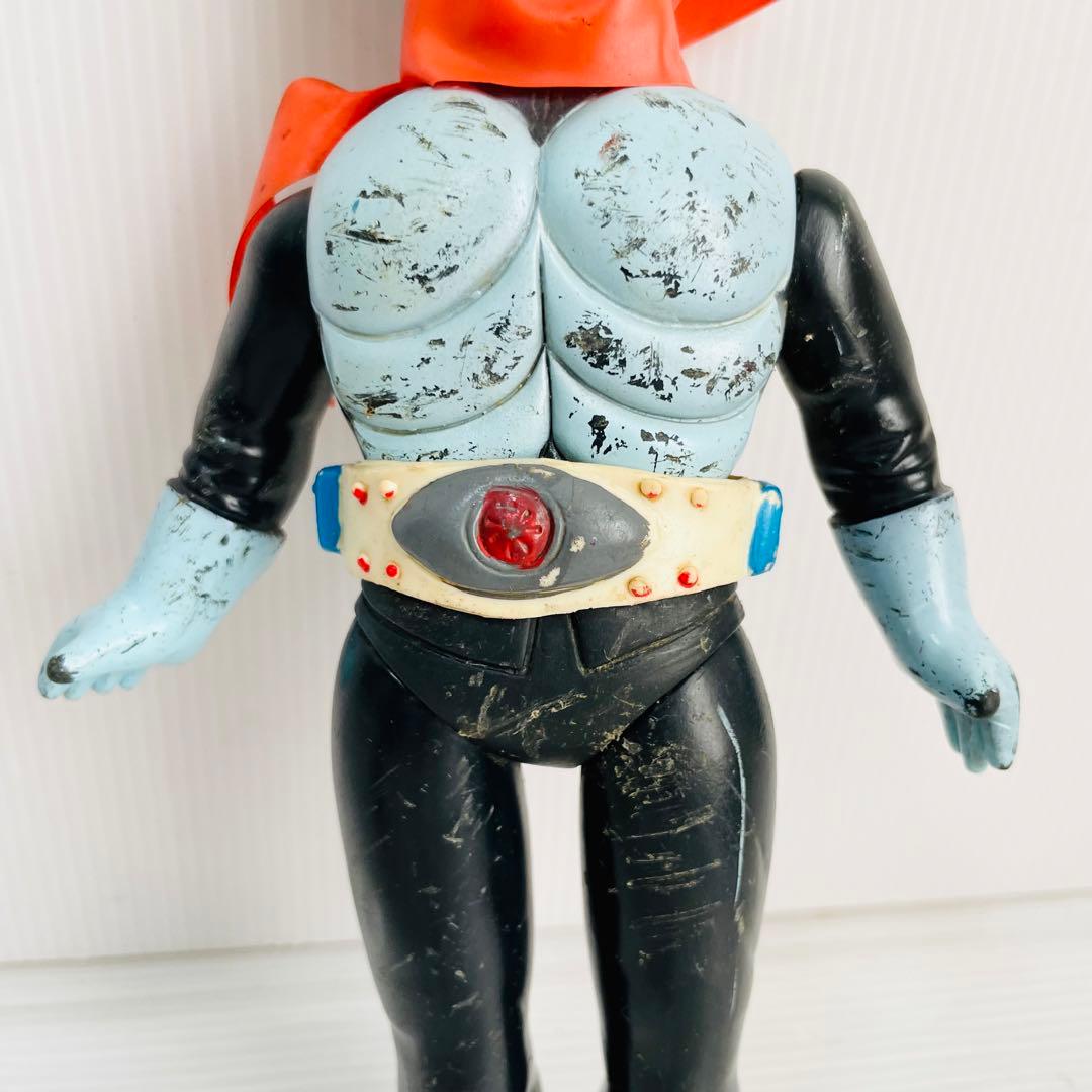 当時もの 面取れ 仮面ライダー ソフビ 25cm