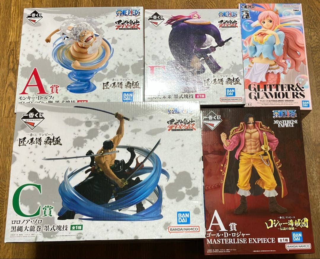 ワンピース 一番くじ ルフィ ゾロ ボニー ゴールドロジャー シャンクス