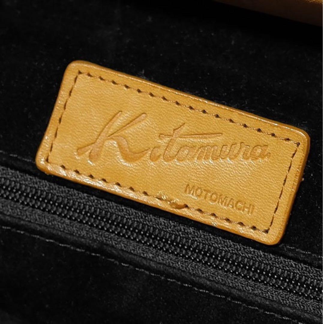 美品★KITAMURA★2wayハンドバッグ★ショルダーバッグ★黒★メタルロック