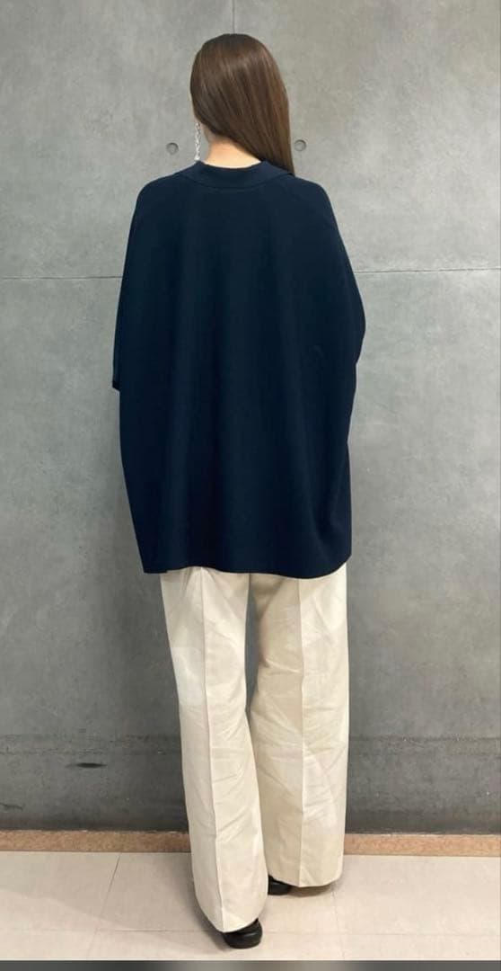 <美品> アドーア クリアドライニットポロ