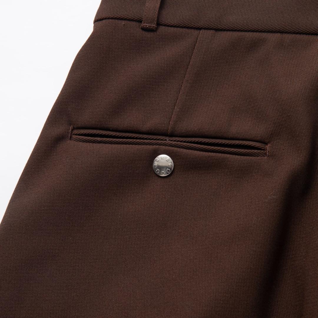 TTTMSW 24AW 2tuck chino pants (BROWN) - メルカリ