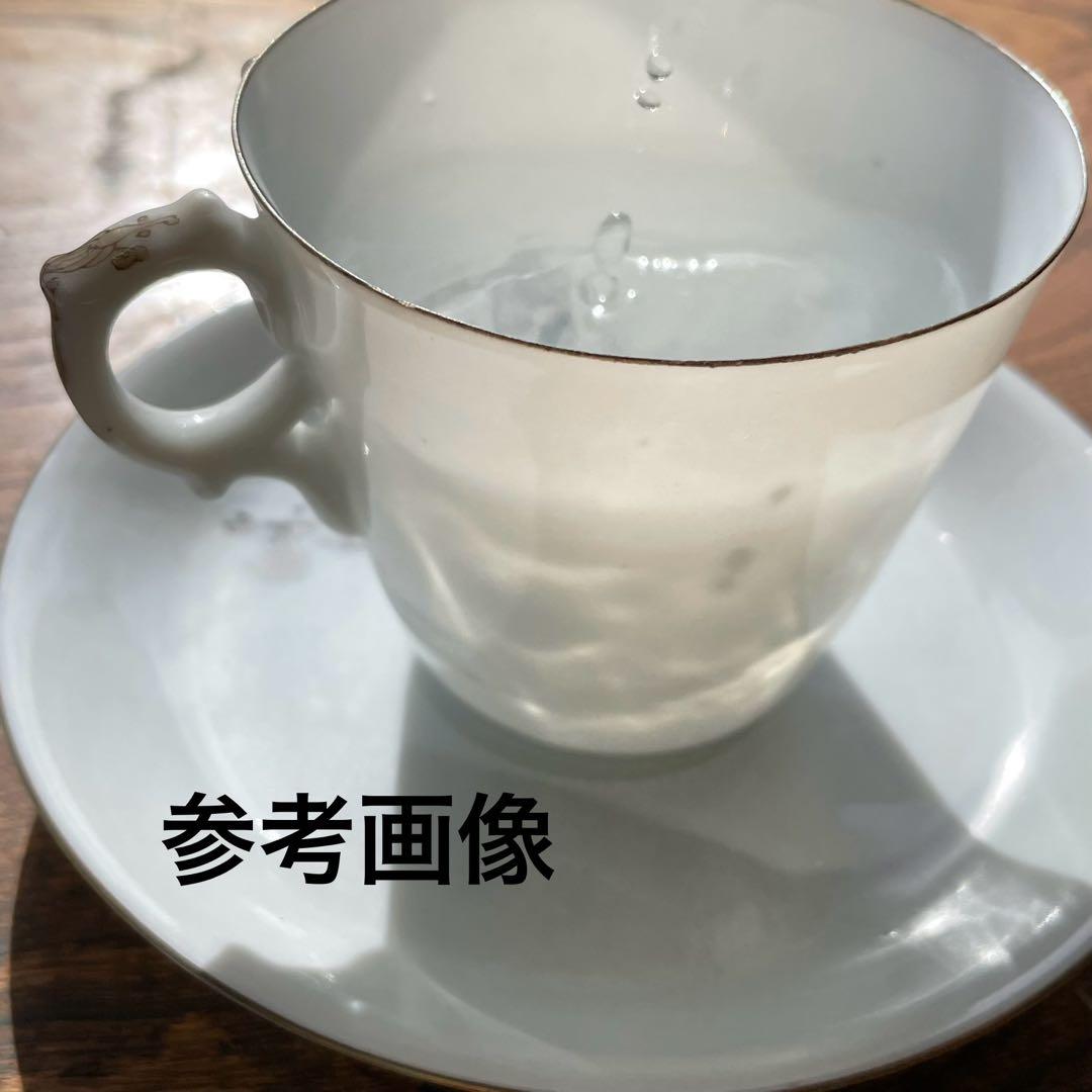 横浜焼 井村製 明治 輸出手 アンティーク カップ＆ソーサー1客 業平東